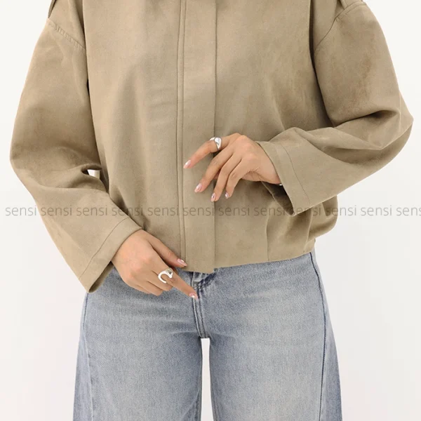 بامبر جلو زیپ جیر پیله کد1004634