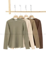 بلوز آستین بلند کبریتی کد1004551