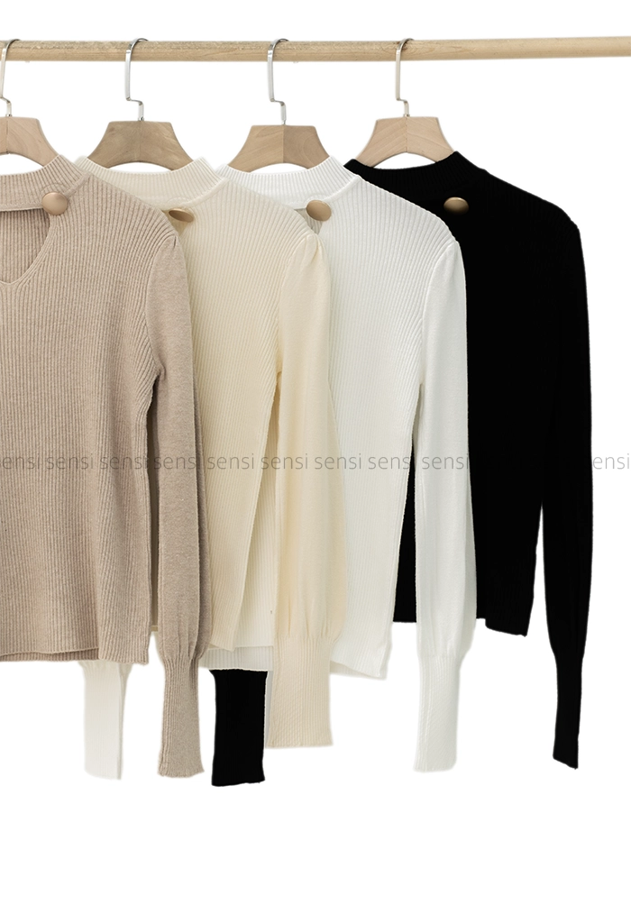 بلوز بافت یقه دکمه نما کد1004717 (6) بلوز بافت یقه دکمه نما کد1004717