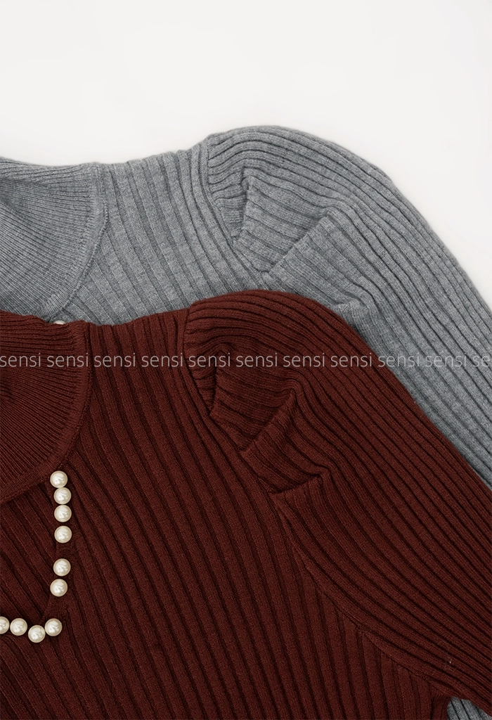 بلوز بافت یقه مرواریدی کد1004712 (5) بلوز بافت یقه مرواریدی کد1004712