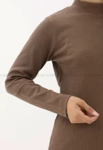 بلوز کبریتی یقه 5سانت کد100442