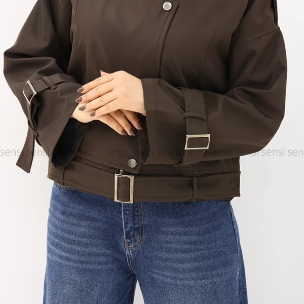 ترنچ کت پایین کمربندی کد1004622