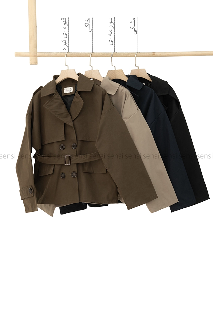 ترنچ کت کتان آستر دار @کد1004648 (1) ترنچ کت کتان آستر دار @کد1004648