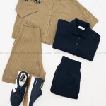 ست بلوز شلوارک بافت کد1004521