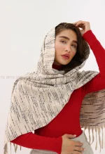 شال بافت موهر کد1004419