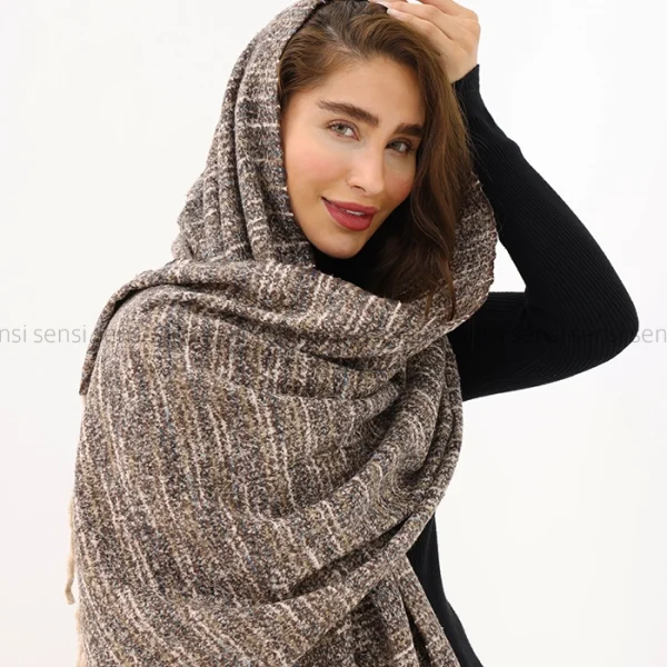 شال بافت موهر کد1004419