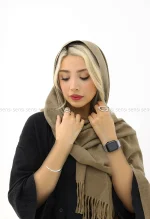شال موهری ساده رنگی کد1004412