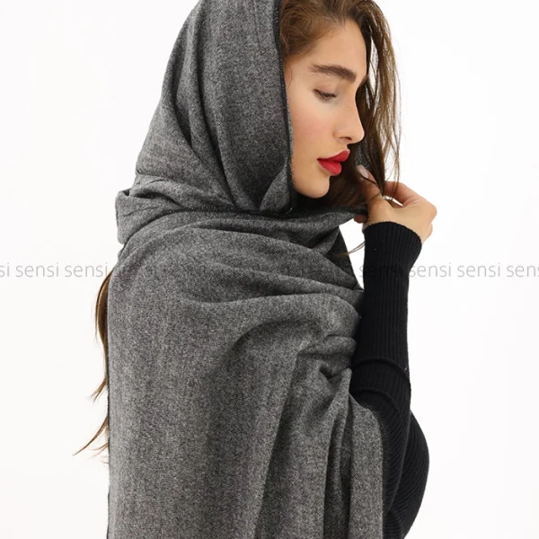 شال موهری ساده رنگی کد1004413