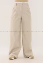 شلوار فوتر لامر کمر سفیدکد1004528