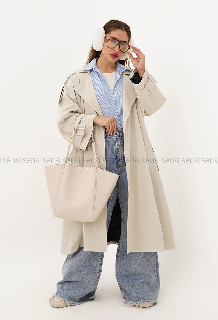 شومیز راه راه ابی کد1004481