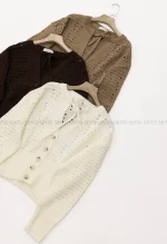 ژاکت بافت ژور کد1004526