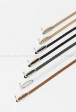 کمربند چرم پلاکیp82سانت کد1004580