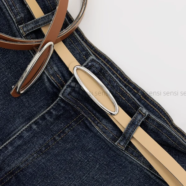 کمربند چرم پلاکیp82سانت کد1004580