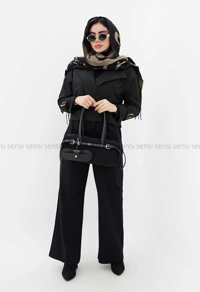 ترنچ کت کتان زارا آستر دارکد1004696