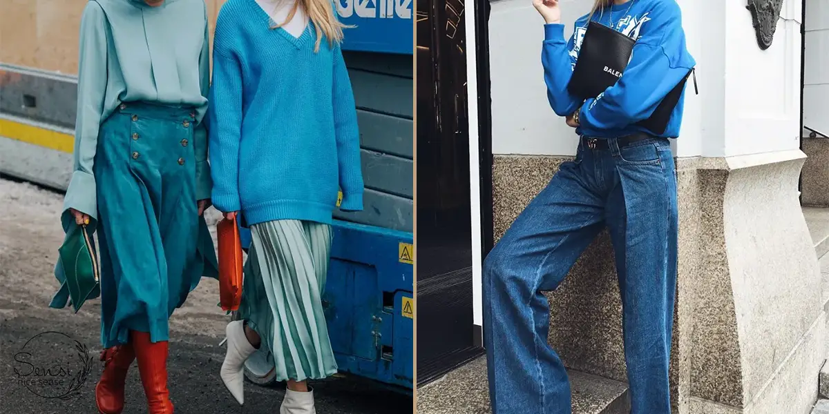 آبی نفتی؛ رنگی همه‌فن‌حریف برای استایل شهری