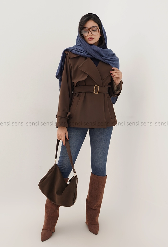 بارانی آستر دار پرادا کد1004824 (7) بارانی آستر دار پرادا کد1004824