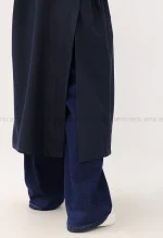 بارانی سانتانا آستر دار آستین بزرگ کد1004872