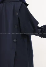 بارانی سانتانا آستر دار آستین بزرگ کد1004872