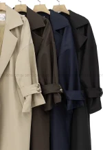 بارانی سانتانا آستر دار آستین بزرگ کد1004872