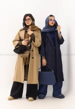 بارانی سانتانا آستر دار آستین پاگن کد1004873