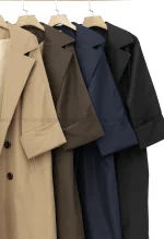 بارانی سانتانا آستر دار آستین پاگن کد1004873