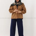 بارانی سانتانا کلاه دار کد1004762