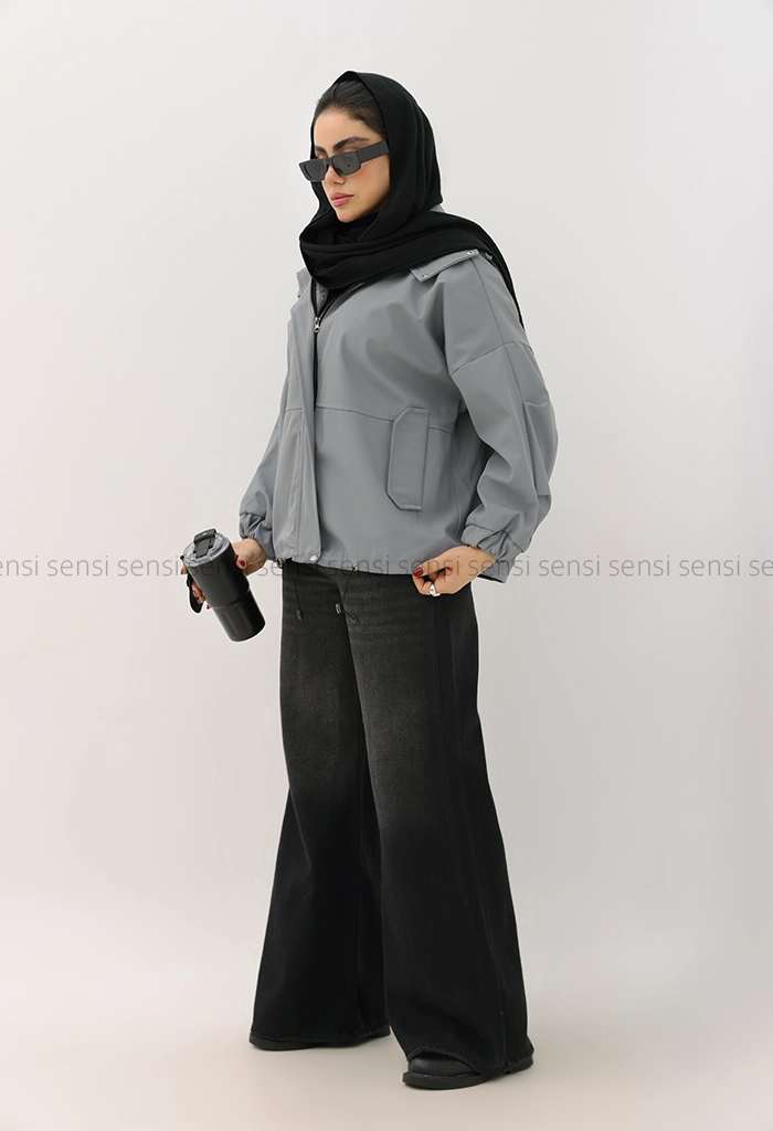 بارانی سانتانا کلاه دار کد1004762