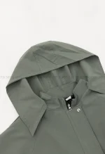 بارانی کتان tc کلاه دار کد1004944