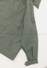 بارانی کتان tc کلاه دار کد1004944