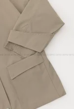 بارانی یقه ایستاده جلو زیپ کد1004628