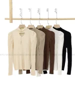 بافت یقه5سانت راه راه کد1004711