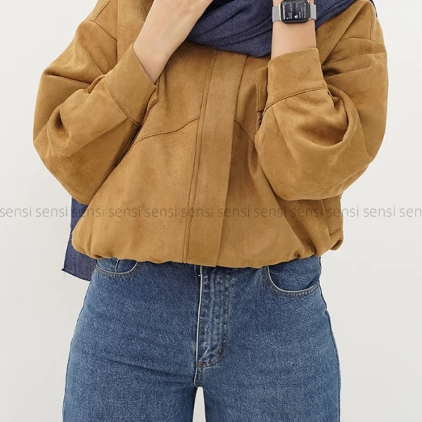 بامبر جلو زیپ جیر پیله کد1004657