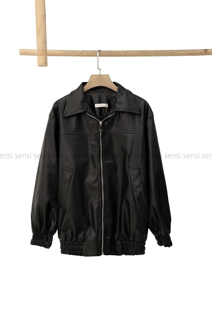 بامبر چرم آستر دار کد1004798