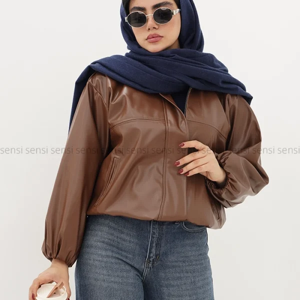 بامبر چرم پایین کش کد1004823