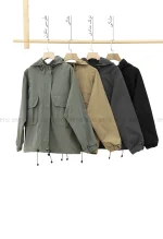 بامبر کتان tc کلاه دار کد1004945