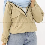 بامبر کتان tc کلاه دار کد1004945