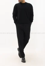 بلوز بافت یقه گرد مردانه کد20000038