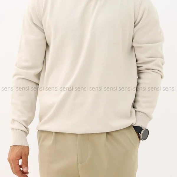 بلوز بافت یقه گرد مردانه کد20000038