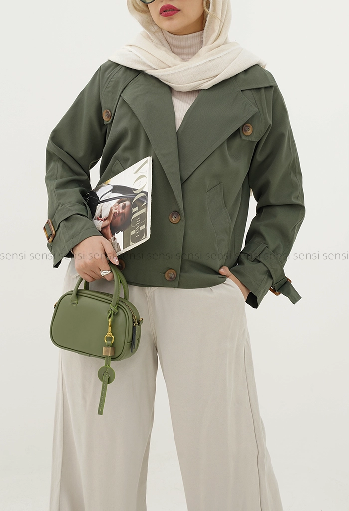 ترنچ کت آستر دار4دکمه کد1004697 (10) ترنچ کت آستر دار4دکمه کد1004697