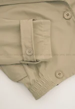 ترنچ کت سانتانا یقه پوست کد1004660