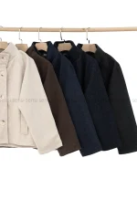 ترنچ کت فوتر یقه ایستاده کد1004826