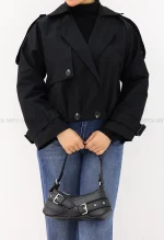 ترنچ کت پایین پیله کد1004623