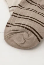 جوراب طرح دار نیم ساق پنبه کد1004919