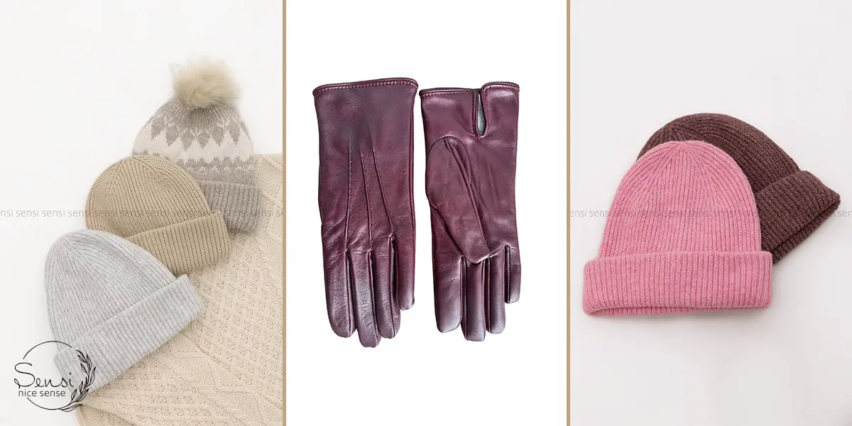 دستکش و کلاه؛ راز استایل زمستانی هر زن