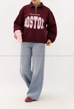 دورس باکسی نیم زیپ کد1004805