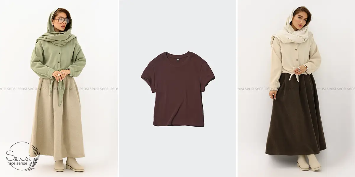 ترند پاییزه ۱۴۰۴ برای تی‌شرت و شومیز زنانه