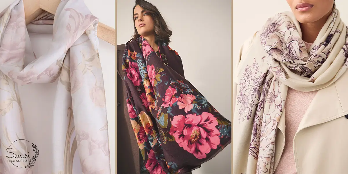 روسری طرح‌دار و ترند