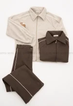 ست بامبر شلوار فوتر کد1004797