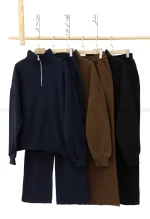 ست دورس شلوار نیم زیپ کد1004796