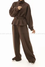 ست سویشرت شلوار اویشو جلو پیله کد1004828